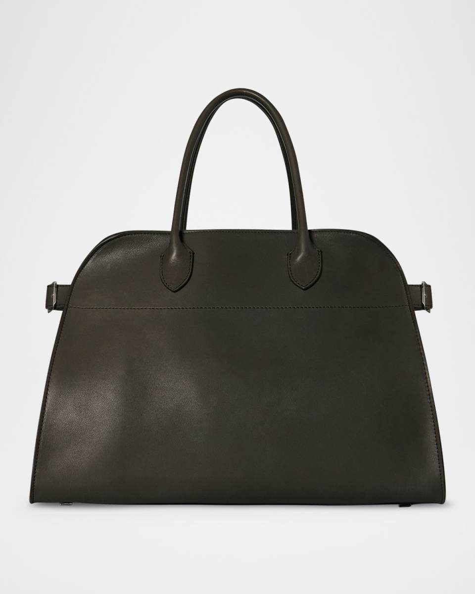 Soft Margaux 15 Top Handle Bag in Saddle Leather